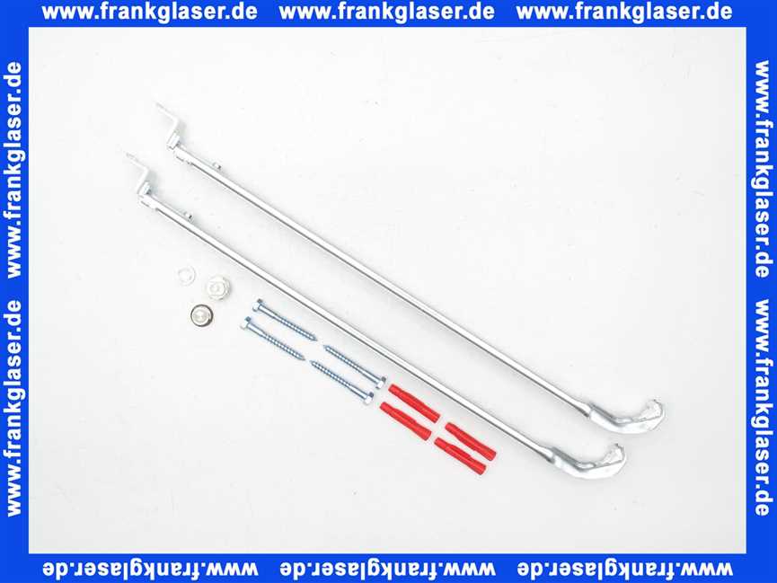 Bosch BMSplus Heizkörperkonsolen FMS 20-33 H600 horizontal (2x),+ mit Blind und Entlüftungsstopfen 7738325249