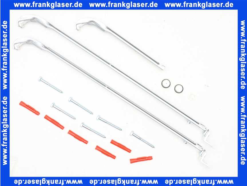 Bosch BMSplus Heizkörperkonsole FMS 20-33 H600 horizontal (3x),+ mit Blind und Entlüftungsstopfen 7738325250