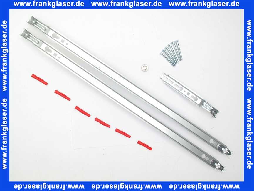 Bosch BMSplus Heizkörperkonsole FMS 20-33 H900 horizontal (3x),+ mit Blind und Entlüftungsstopfen 7738325252