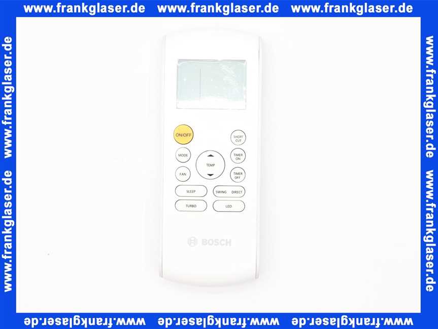 Bosch 7739832509 Fernbedienung