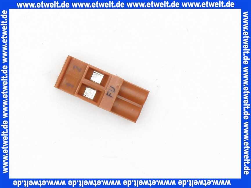 Bosch Anschlussklemme 2-pol FV sigbraun 7747023728