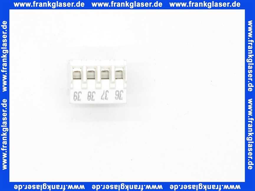 Bosch Anschlussklemme 4-pol BR II Brenner weiß 7747023980