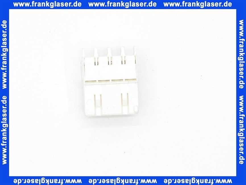 Bosch Anschlussklemme 4-pol BR II Brenner weiß 7747023980