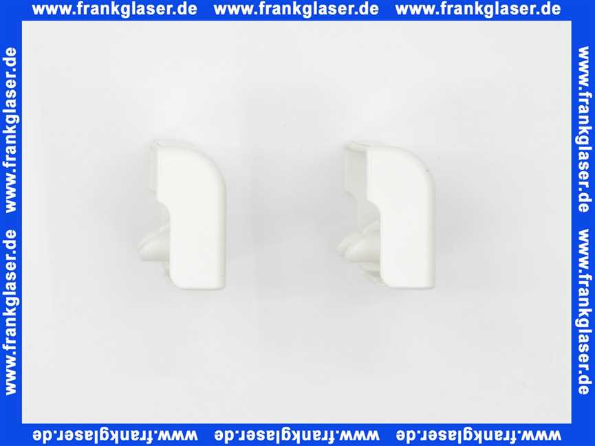Bosch Kunststoffecke zu Heizkörper Abdeckung für TYP 11 / 21 Farbe RAL9016 (2x) 8718593252