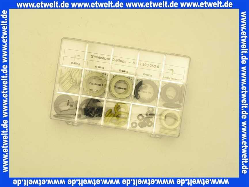 Bosch O-Ringbox Dichtungsbox Dichtungssortiment 87199282530