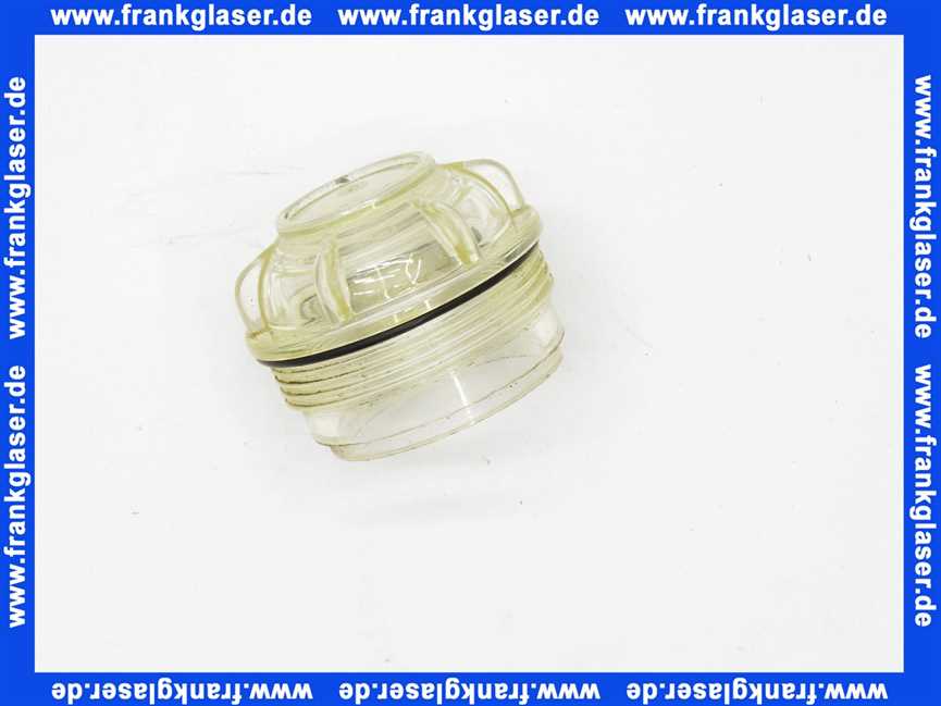 SK06T1/2A Brauckmann Klarsicht-Siebtasse mit Trapezgewinde 1/2 und 3/4 Zoll