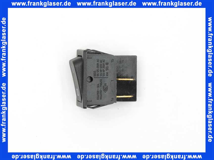 514934 Brötje Wippschalter 1-pol. 3 Anschlusskontakte