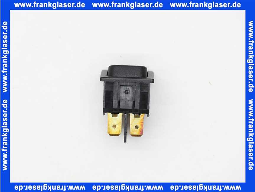 517287 Brötje Wippschalter 2polig 6 Anschlüsse