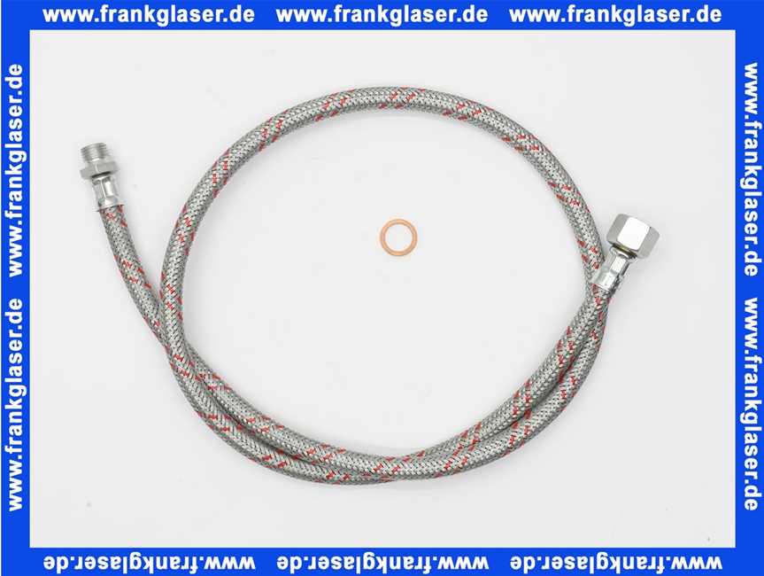 533478 Brötje Ölschlauch Brennerschlauch DN 4 1000mm lang rot O-32 u. O-41 u.ä