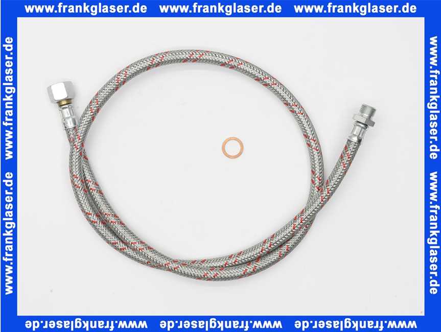 533478 Brötje Ölschlauch Brennerschlauch DN 4 1000mm lang rot O-32 u. O-41 u.ä