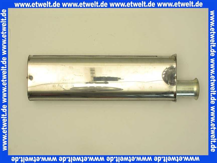 574907 Brötje Brennerrohr T8-62 Erdgas L + H geschr
