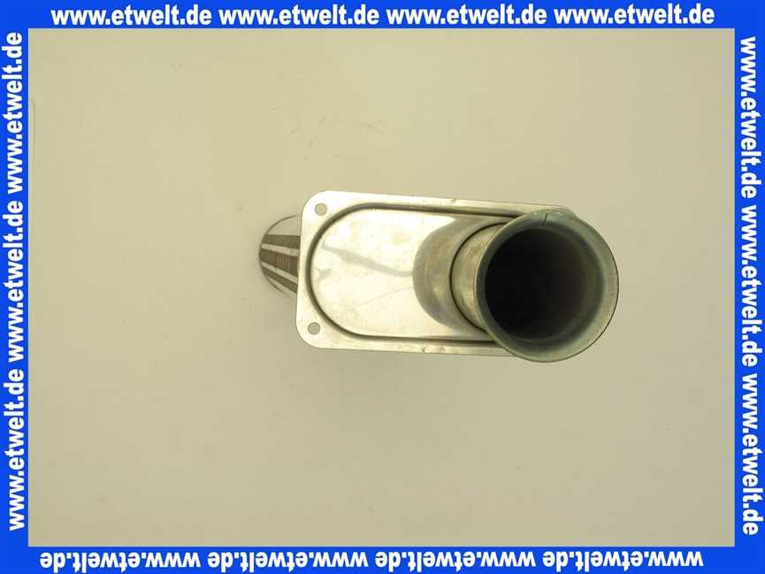 574907 Brötje Brennerrohr T8-62 Erdgas L + H geschr