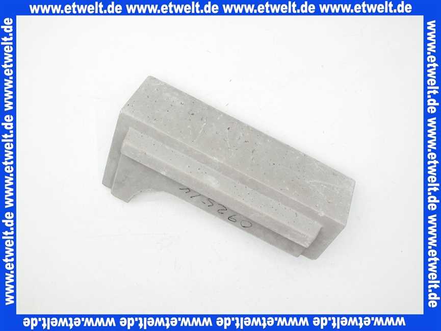 641579 Brötje Einsatzstein 361x170x125 HVK 20 links ab BJ 11/2005