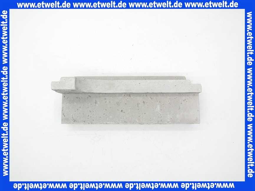 641579 Brötje Einsatzstein 361x170x125 HVK 20 links ab BJ 11/2005