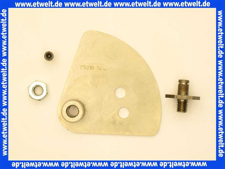 650793 Brötje Adapterplatte Reinigungsgestänge unten