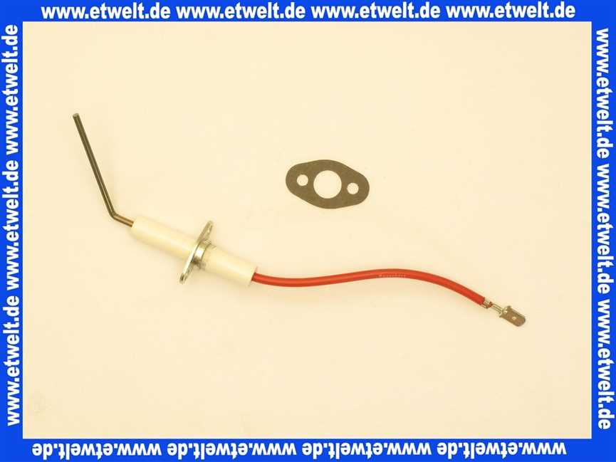 654272 Brötje Ionisationselektrode SGB C Brenner mit Metallgeweberohre