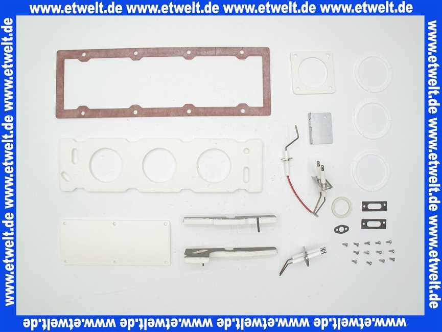 654364 Brötje Wartungsset SGB 90 C mit Zündelektrodenblock und Brennerdichtungen