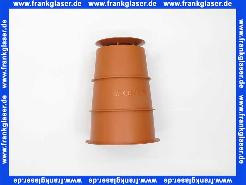 680158 Brötje Haube KAS 80/5C ROT Hut für Econext Dachdurchführung