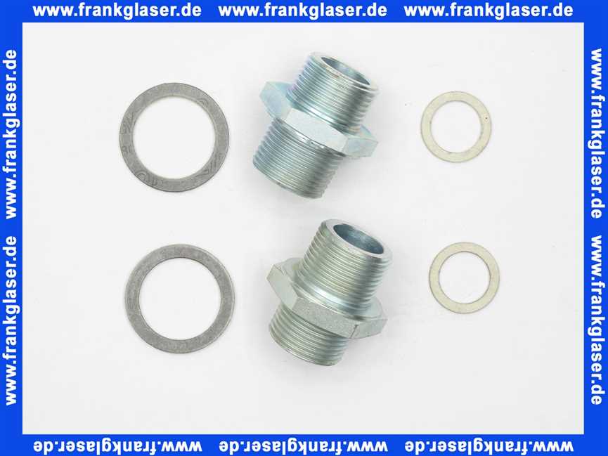 Brötje 7624592 Doppelnippel VL/RL 3/4 Wärmetauscher 15/20 KW