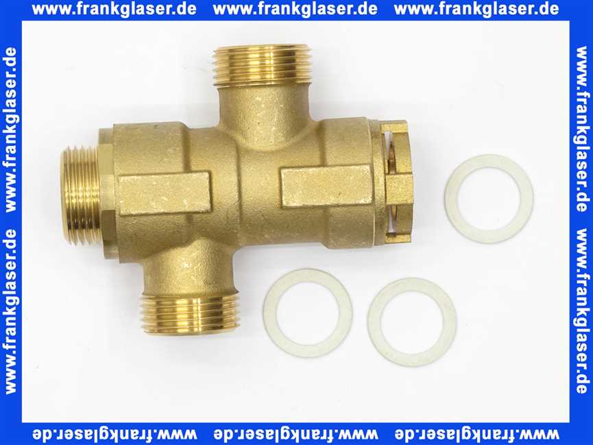 Brötje 7633383 3 Wege Ventil (ohne Motor) 180