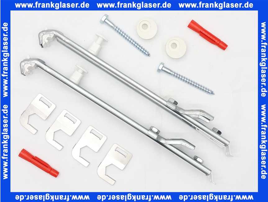 7764330 Brötje Schnellkonsolen-Set Multi-Fix B Bauhöhe 300 für mehrreihige Heizplatten Typ: 21 - 22 - 33 K / E