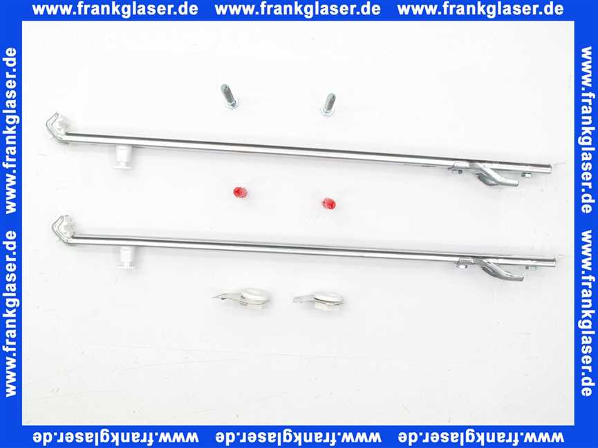 7764332 Brötje Schnellkonsolen-Set Multi-Fix B Bauhöhe 500 für mehrreihige Heizplatten Typ: 21 - 22 - 33 K / E