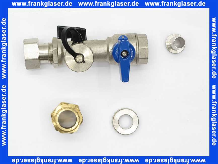 907422 Brötje Rücklauf Kugelhahn IAS2 22 mm