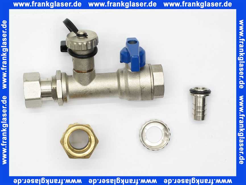 907422 Brötje Rücklauf Kugelhahn IAS2 22 mm