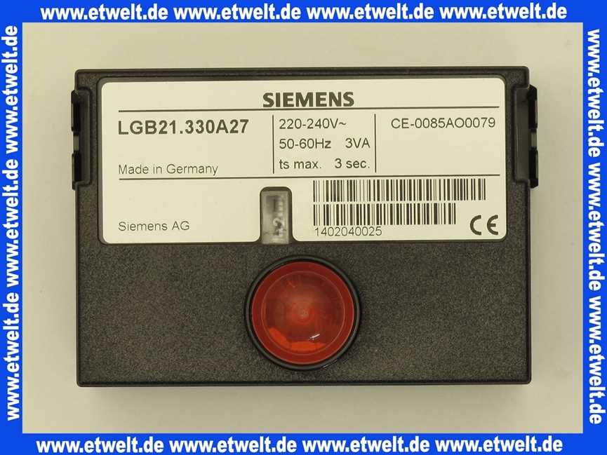 920025 Brötje Gasfeuerungsautomat L&G Typ LGB 21.330 A27