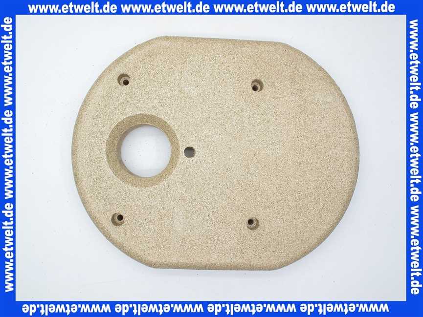 924665 Brötje Isolierstein f.Brennertür