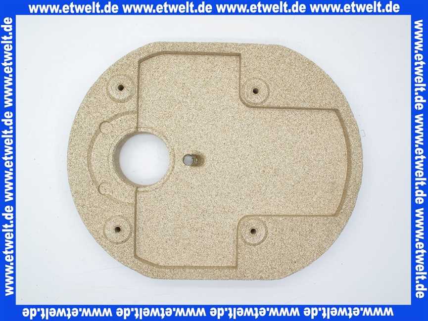 924665 Brötje Isolierstein f.Brennertür