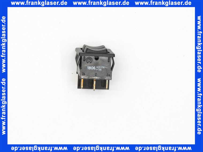 934664 Brötje Wippschalter /Heizkreis (6 Kontakte)