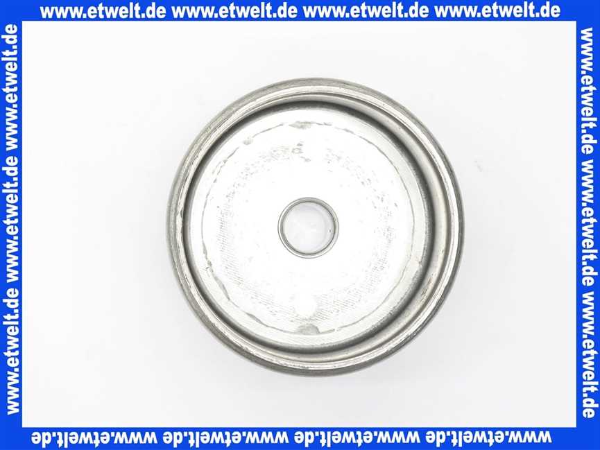 967464 Brötje Deckel 80 mm mit Meßöffnung (Alu)