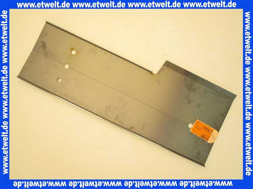 995719 Brötje Feuerraumblech rechts-vorne HVK 20/30