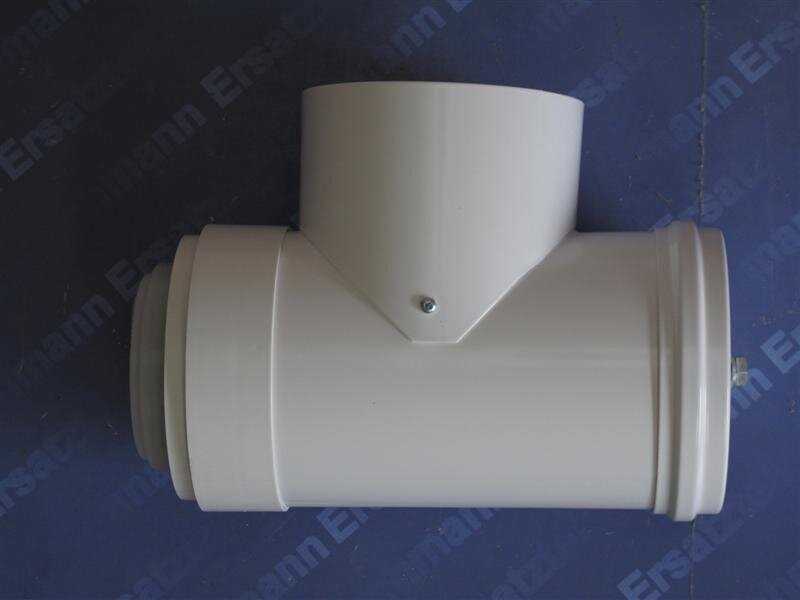 999144 Brötje T-Stück mit Bogen KAS 80/6