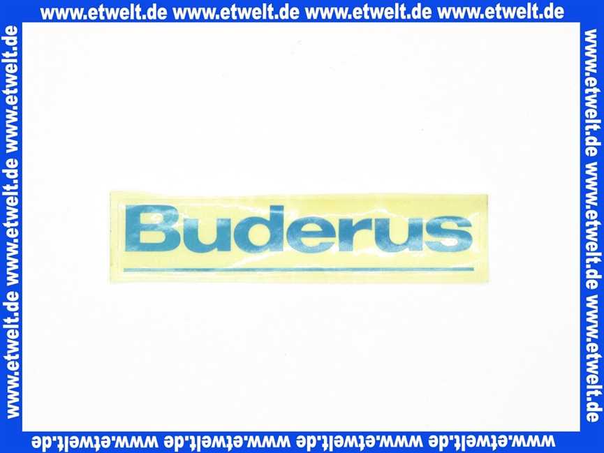 3873862 Buderus Geräteschild Buderus