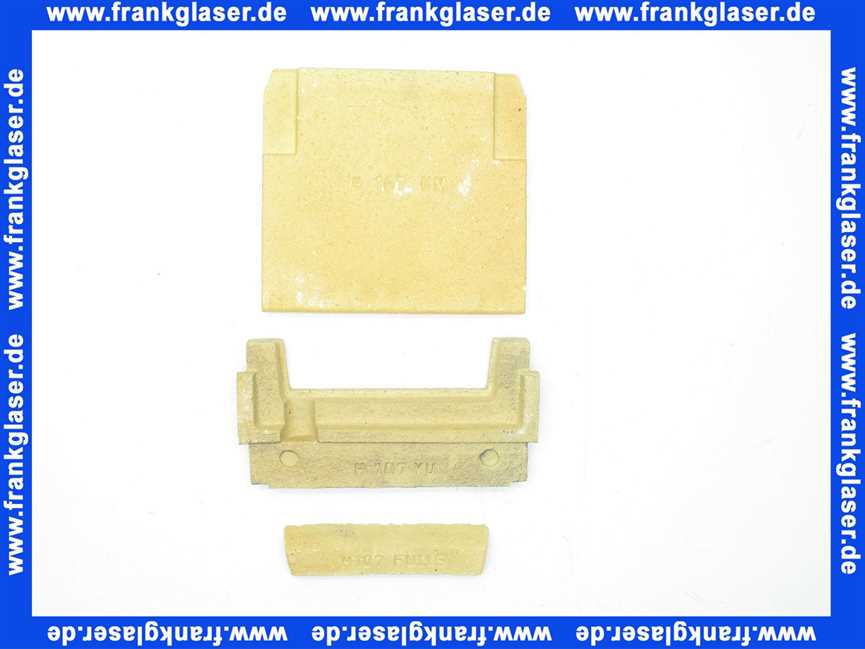 4467052 Buderus Schamottesteingarnitur H107/H