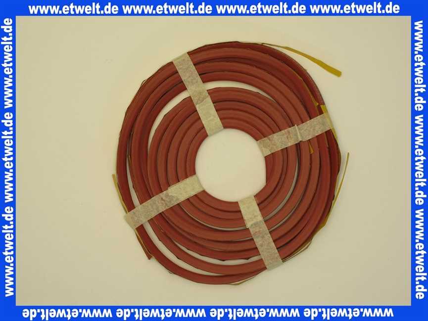 5268658 Buderus Dichtung 5x10x9x5750 Silikon Skleb