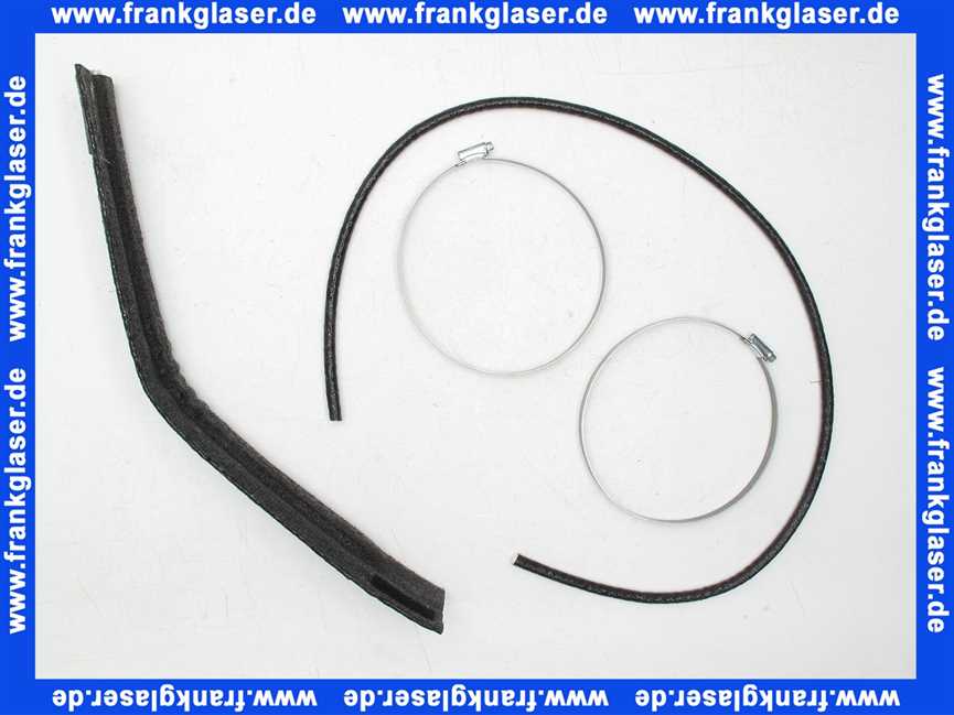 5354030 Buderus Abgasrohr Abdichtmanschette DN130 komplett Stufenmanschette