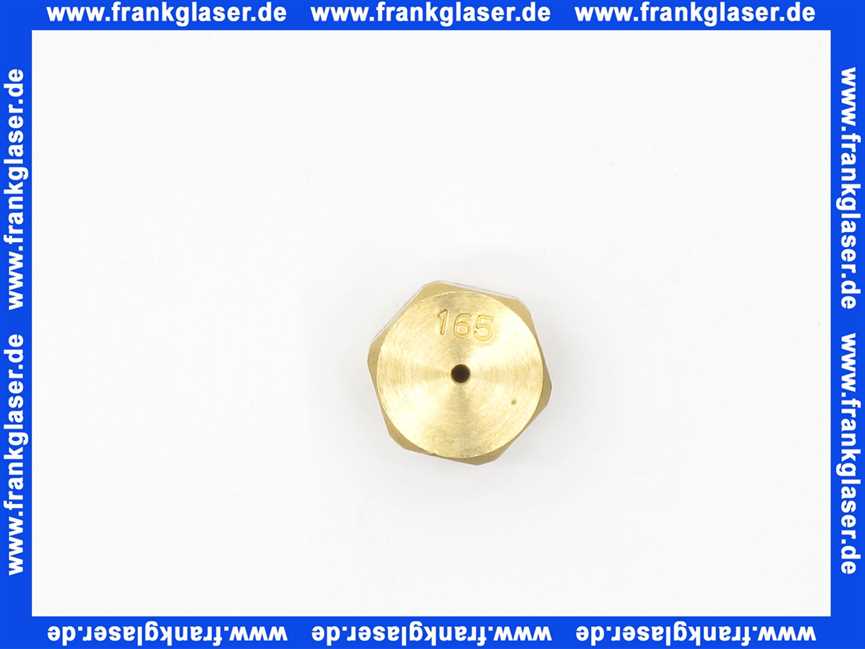 5484056 Buderus Hauptgasdüse 1,65 Bohrung Sw16 16lg