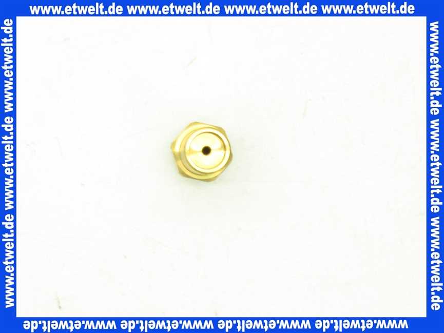 5484500 Buderus Hauptgasdüse D 2,35 Bohrung Sw16
