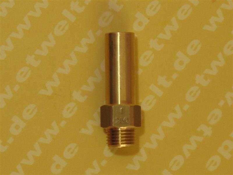 5484696 Buderus Hauptgasdüse I 2,50 Bohrung Sw16