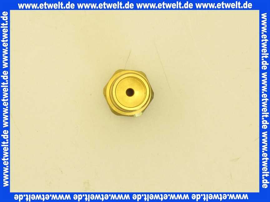 5484700 Buderus Hauptgasdüse I 2,55 Bohrung Sw16