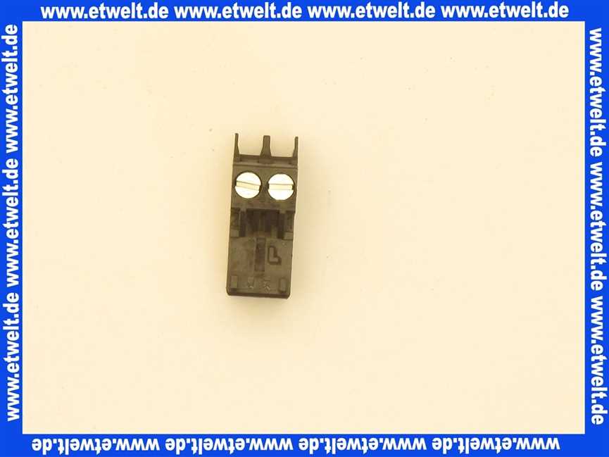 54912651 Buderus Anschlussklemm 2-pol.braun VF