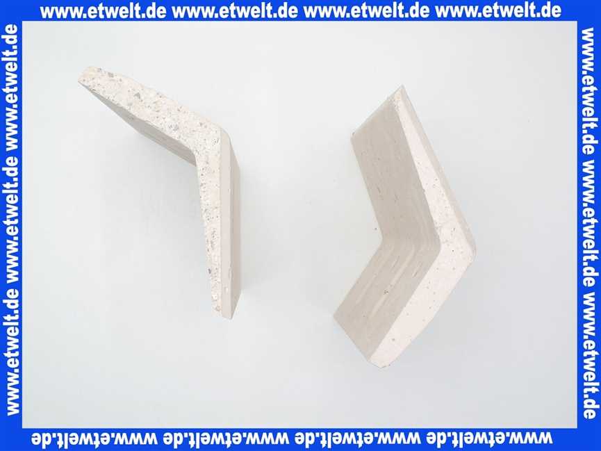 54915238 Buderus Feuerraum Seitenwand 392 mm, 3 Löcher (Set a 2 Stück)