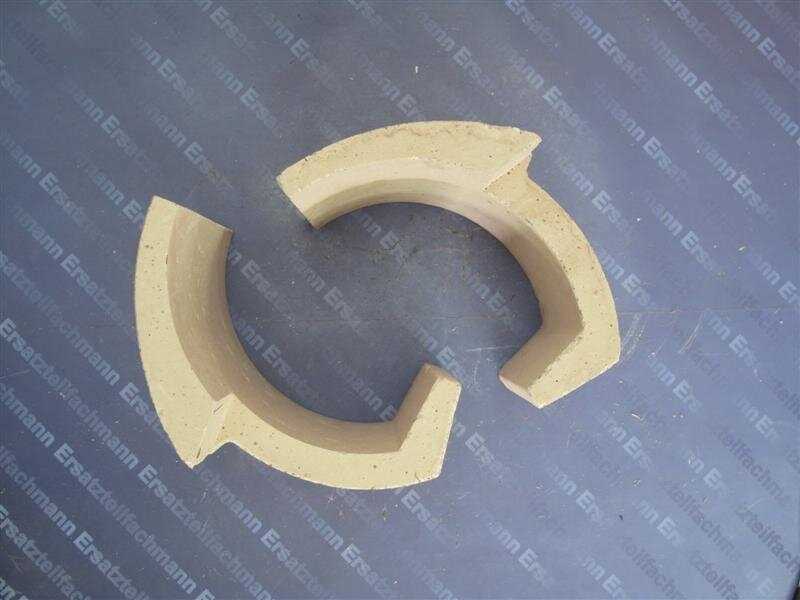 54915256 Buderus Kugelraum vierteilig, li + re neue Ausf. 310 mm lang