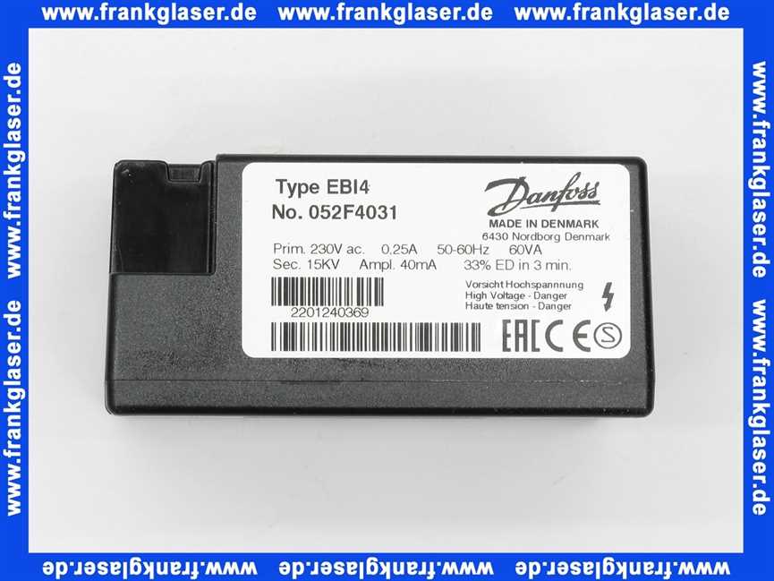 5883206 Buderus Zündeinrichtung EBI Danfoss für ÖH 105-305