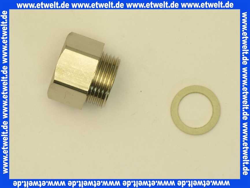 63007549 Buderus Anschlussnippel RP3/4xG3/4, S-flex