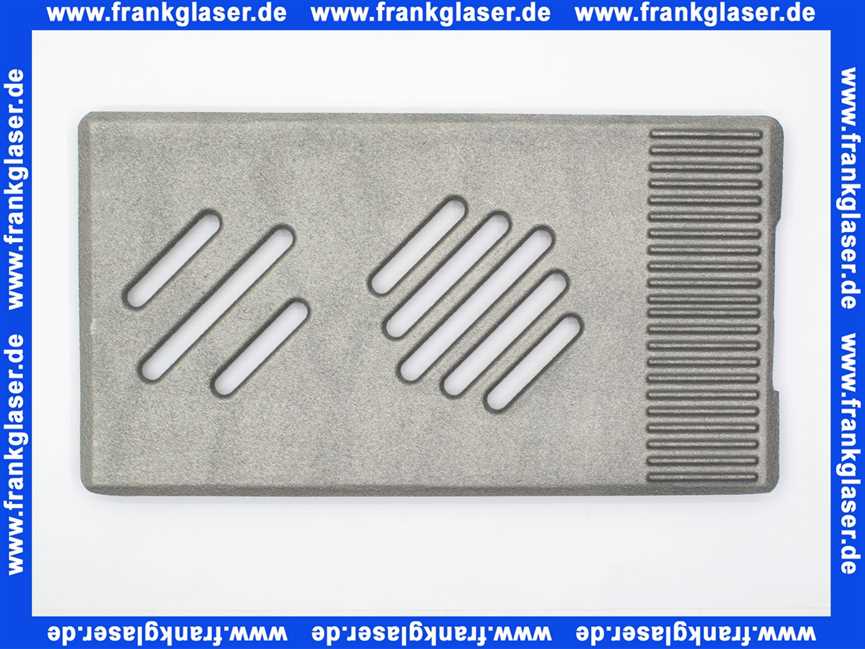 63015360 Buderus Einlegeplatte H206 Roh63015360