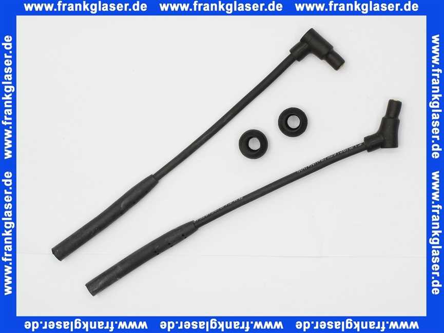 63022601 Buderus Zündleitung D5 L160 Silikon V1